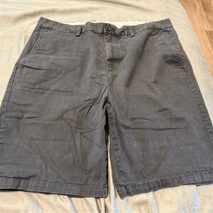 Old Navy Gray Classic Slim Flat Front Shorts